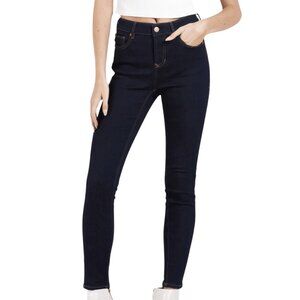 Dear John Gisele High Rise Skinny Jeans in Dark Blue Breakwater